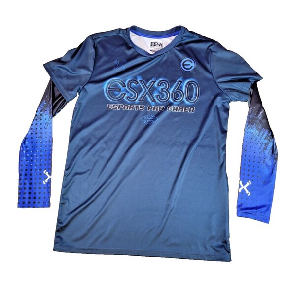 boys sport shirt size 18 ESX360 moisture wicking gaming shirt - Picture 1 of 3